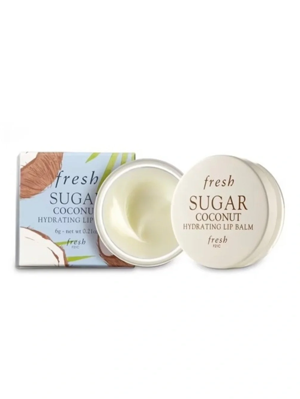 NEW Fresh Sugar Soft Lips Set • Coconut Lip Balm & Sugar Treat Lip Oil in Honey